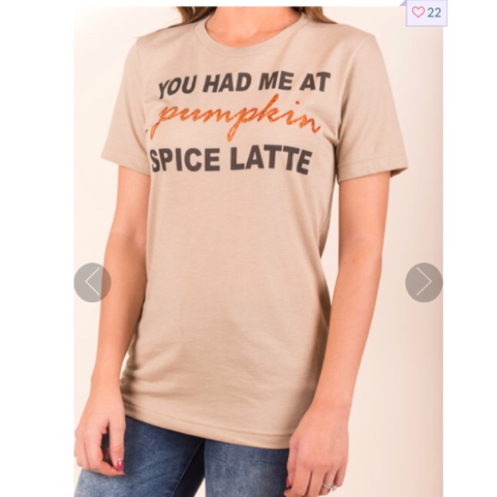 PUMPKIN SPICE LATTE T-SHIRT